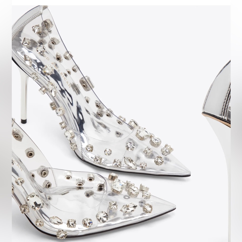 GOOD AMERICAN DIAMONDS FOREVER HEELS SIZE 6.5 NIB